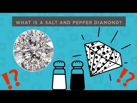 2nd YouTube video about are salt and pepper diamonds real