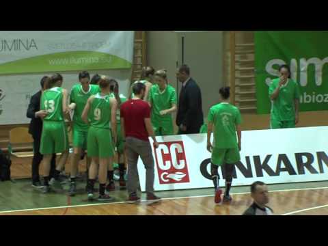 MŽRKL 2015/16, 5. kolo: Athlete Celje - Trešnjevka 2009, 1/4 (05.11.2015)