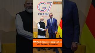 PM Modi discusses cooperation with German Chancellor