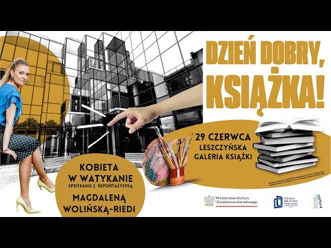 Watykan zza kulis - spotkanie z Magdaleną Wolińską-Riedi | Dzień dobry, Książka! (PL/PJM)