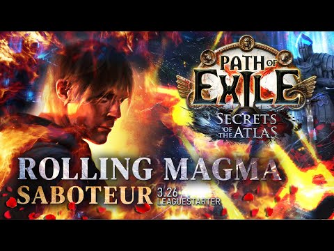 HUNDREDS of PROJECTILES per second with this build!! - Rolling Magma Mines w/ Goratha [PoE 3.26]