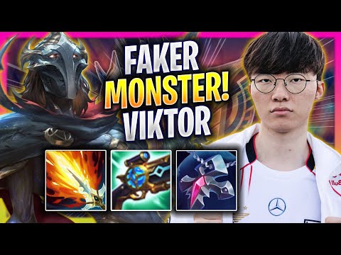 FAKER IS A MONSTER WITH VIKTOR! - T1 Faker Plays Viktor MID vs Akali! | Season 2024