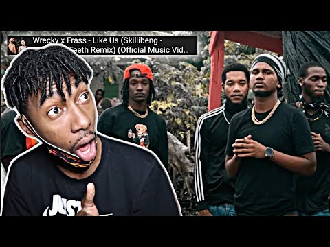 Jamaican Reacts to Guyana 🇬🇾 Music! Wrecky x Frass - Like Us (Skillibeng Crocodile Teeth Remix)