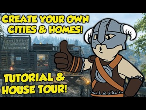 Bringing Fallout Settlement Building to Skyrim (Tutorial/House Tour)