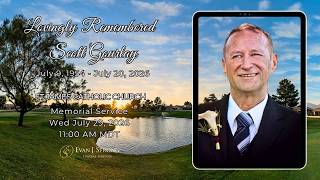Scott Gourlay - Funeral Service Live Stream