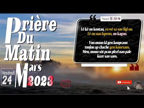 LA JOIE DANS LA MALADIE - VENDREDI 24 MARS 2023 - PRIERE DU MATIN - FRERE BIGOT LUXONER