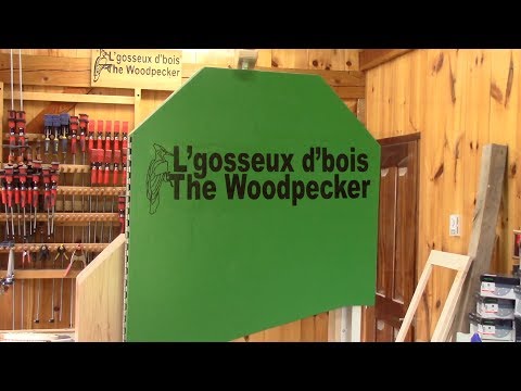 The Woodpecker Ep 145 - How I applied my logo on my saw
