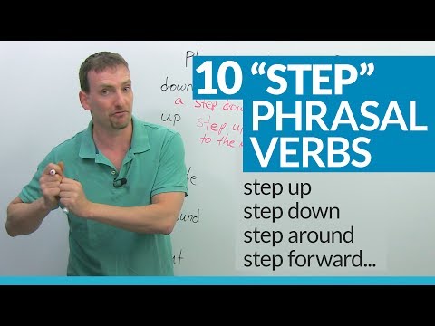 英語の10の「ステップ」句動詞: step up, step down, step in... (10 "STEP" Phrasal Verbs in English: step up, step down, step in...)