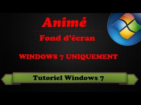 comment installer fond d'ecran windows 7