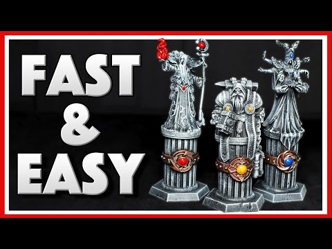 How to Paint Stone Statues for Super Fantasy Brawl