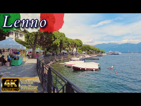 Lenno, Lake Como, Italy: Journey Through Its Peaceful Lanes & Lakeside Charm 4K Ultra HD