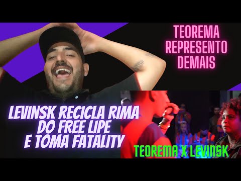 REACT Levinsk X Teorema (Batalha muito Monstra) - Batalha da Oeste[Segunda Fase]