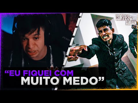 ARUAN REAGE A FUI JANTAR COM O MACUMBEIRO E ISSO ACONTECEU😨 (CLONE) - Cortes do Aruan
