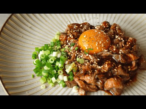 【本格ユッケ】日本一簡単！低温調理牛肉に、このソースをかけるだけ！