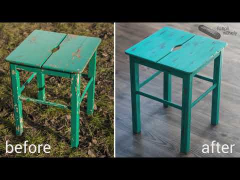 Felújítom! 1. rész: Kicsikék || Fatipli Furniture Flips (Part 2): Refurbishment of an old chair