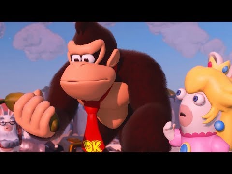 Mario + Rabbids: Kingdom Battle - Donkey Kong Adventure - All Cutscenes