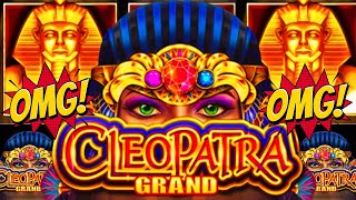 ★BIG WIN!★ 5 WILDS X8!!! NEW CLEOPATRA GRAND Slot Machine (IGT)