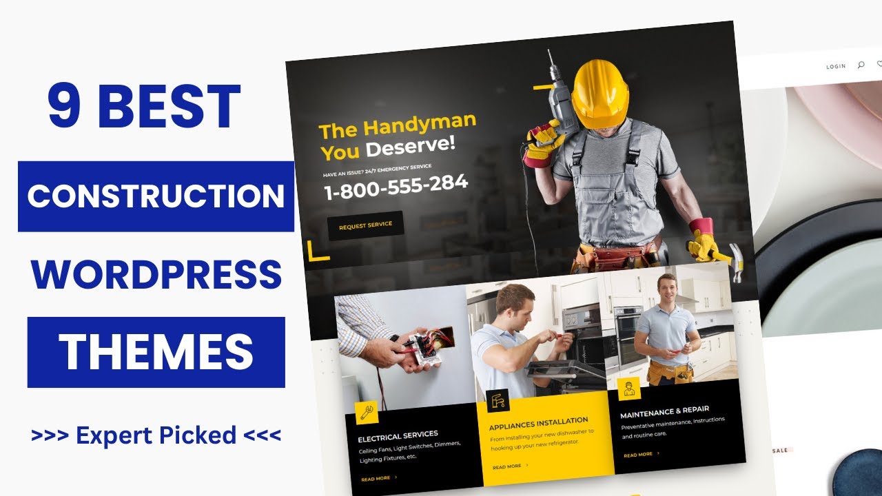 9 Best WordPress Themes for Construction Company 2026 | Best Builders WordPress Theme