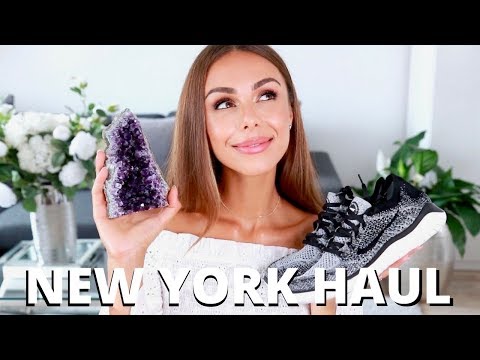 WHAT I BOUGHT IN NEW YORK HAUL | SKINCARE, WORKOUT CLOTHES, CRYSTALS | Annie Jaffrey Video