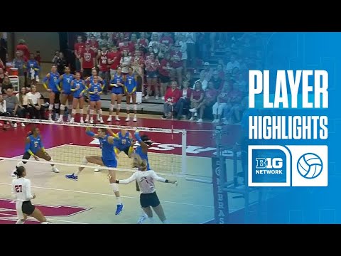 Andi Jackson Highlights vs. UCLA | Nebraska Volleyball | 09/27/2024