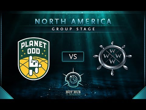 Planet Odd vs WWWW - TI7: NA Regional Qualifiers Group Stage - @GranDGranT @Lacoste