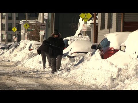 Boston digs out nearly 2 feet of snow following Blizzard of 2022