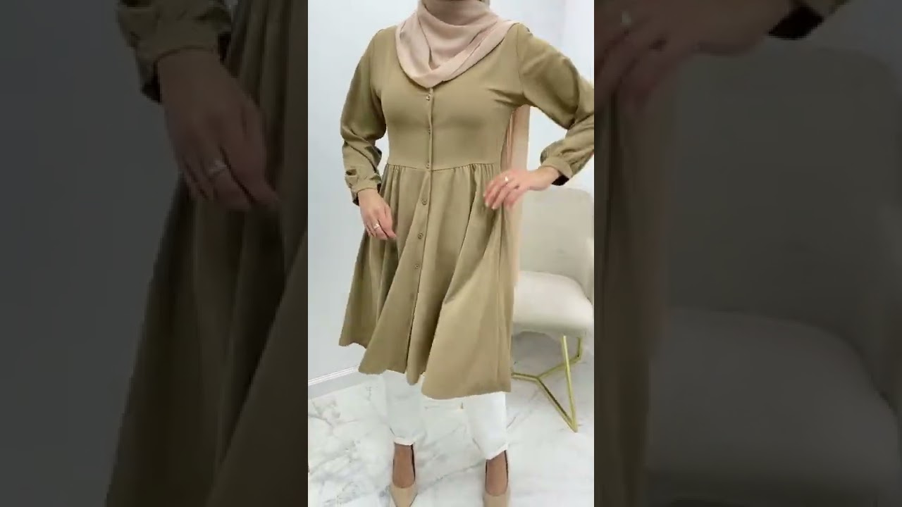 Tunique longue femme voilée www.Neyssa-shop.com