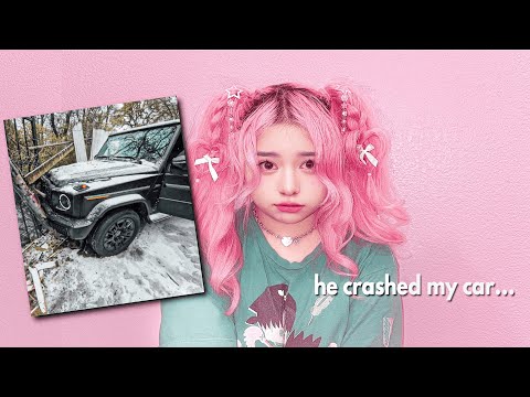 levi just crashed my car...