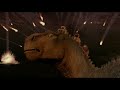 Dinosaur Escapes From Meteorite Dinosaur