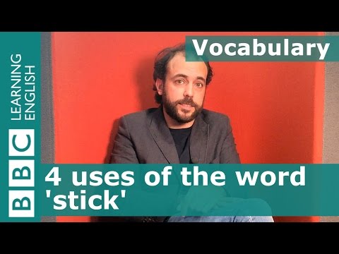 語彙: 「棒」という言葉の4つの使い方 - 雪の女王パート1 (Vocabulary: 4 uses of the word 'stick' - The Snow Queen part one)