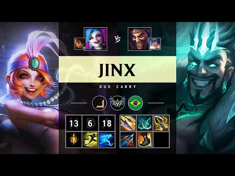 Jinx ADC vs Draven - BR Challenger Patch 25.16