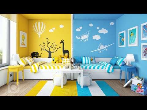 Original Kids Room Design Ideas | Yellow Color in Room Interior | Designer Tips.