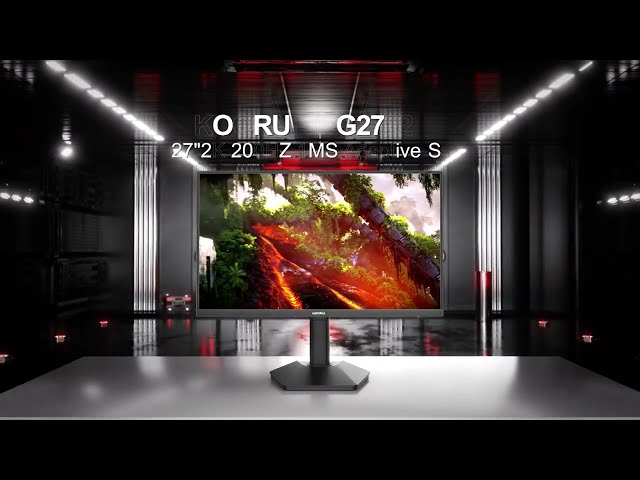 Vídeo relacionado con KOORUI G2722P Monitor Gaming 27 Pulgadas, 200Hz, Fast IPS, 1ms, Altura Ajustable, QHD (2560x1440, 2xHDMI 2.0, DP 1.4, VESA, Adaptive Sync, 10Bit, HDR400, 95% DCI-P3)