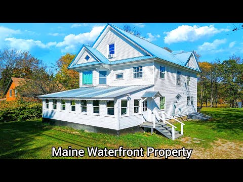Maine Waterfront Property | Water front | ME Real Estate | New England Cottages | Old Houses