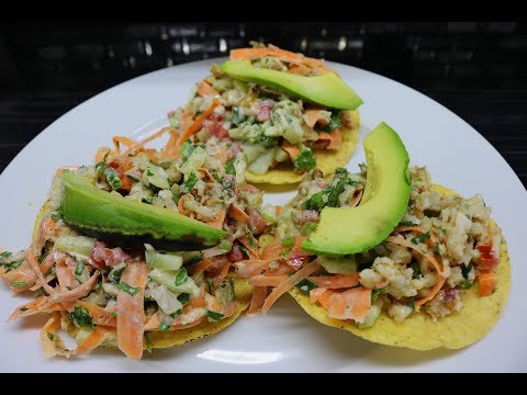 Tostadas De Ensalada De Pescado Video