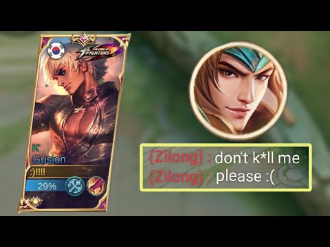 GUSION LITERALLY DESTROYED INUYASHA'S ZILONG (auto surrender)