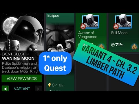 Variant #4 Ch. 3.2 - vs Corvus Glaive, Stark Spiderman, Mephisto, Gambit, Wasp, Moon Knight | MCOC