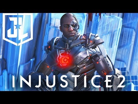 INJUSTICE 2 - Justice League Movie CYBORG Epic Gear COMPLETE SET showcase! with NEW Nth Shader
