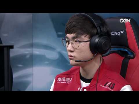 JAG vs SKT Game 1 Highlights, LCK Spring 2017, Jin Air Greenwings vs SK Telecom T1 G1