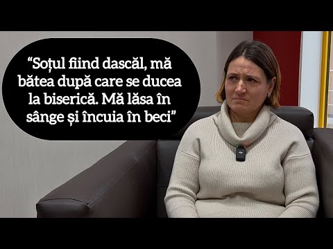 “Soțul fiind dascăl, mă bătea după care se ducea la biserică. Mă lăsa în sânge și încuia în beci”