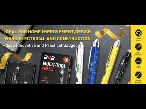 BIIB 9 in 1 Multitool Pen Set