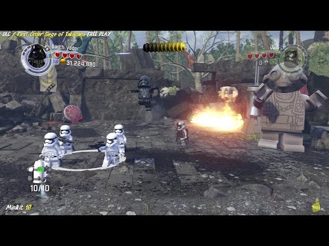 Lego Star Wars The Force Awakens: DLC/First Order Siege of Takodana FREE PLAY (All Collectibles)-HTG