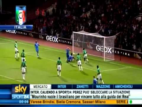 Italia-Costa d'Avorio 0-1 (amichevole 11/08/10)