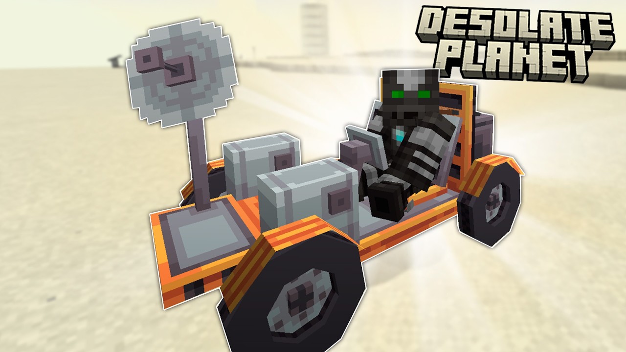 Tive que MORRER para FAZER esse CARRO!!! - Minecraft Desolate Planet E17 (1.20)