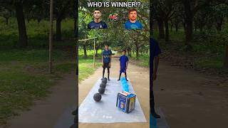 WHO IS WINNER!? | Ronaldo vs MrBeast CHALLENGE #shorts #ronaldo #mrbeast #challenge #youtube #viral