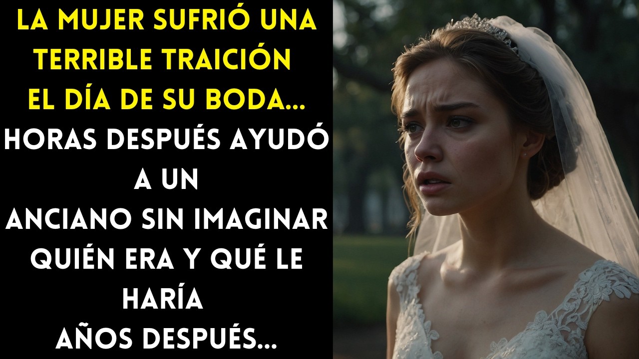 LA MUJER SUFRIÓ UNA TERRIBLE TRAICIÓN EL DÍA DE SU BODA. HORAS DESPUÉS AYUDÓ A UN ANCIANO...