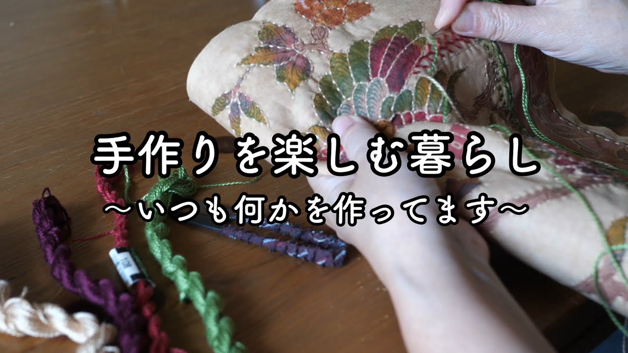 ［捨てられない］思い出の布を使って作る＊春のキャベツと新わかめの晩ご飯