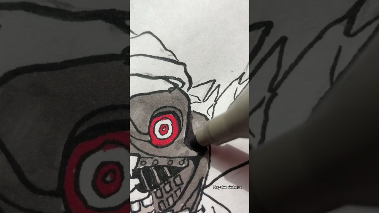 Drawing Eclipse! #art #drawing #fnaf #fnafmovie #fnafruin #sundropfnaf #moondropfnaf #eclipsefnaf