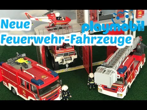 Große FEUERWACHE 9462 von PLAYMOBIL - Alle Feuerwehr Fahrzeuge - Unboxing - Kinder Spielzeugwelt