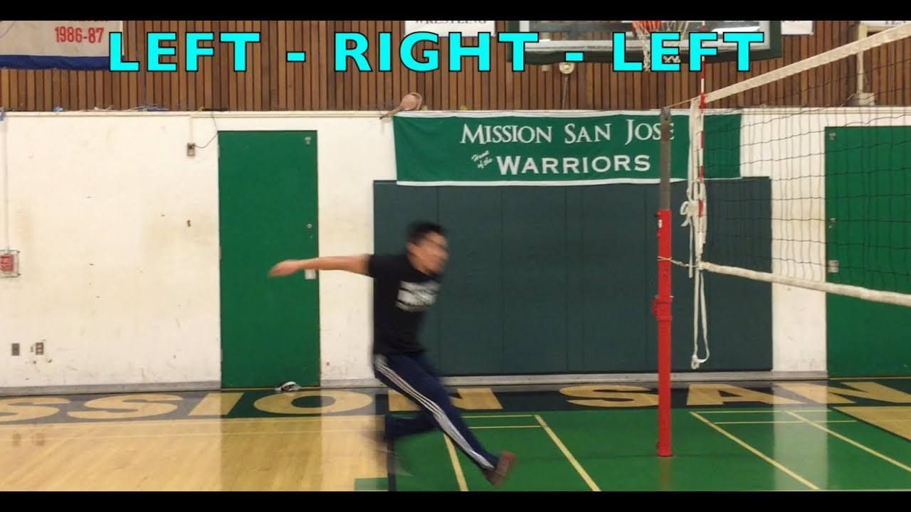 Spiking Footwork (part 1/2) - How to SPIKE a Volleyball Tutorial